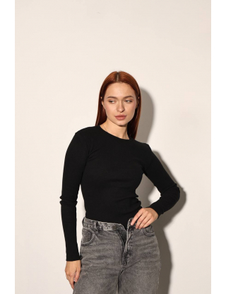 Картинка Лонгслів чорний